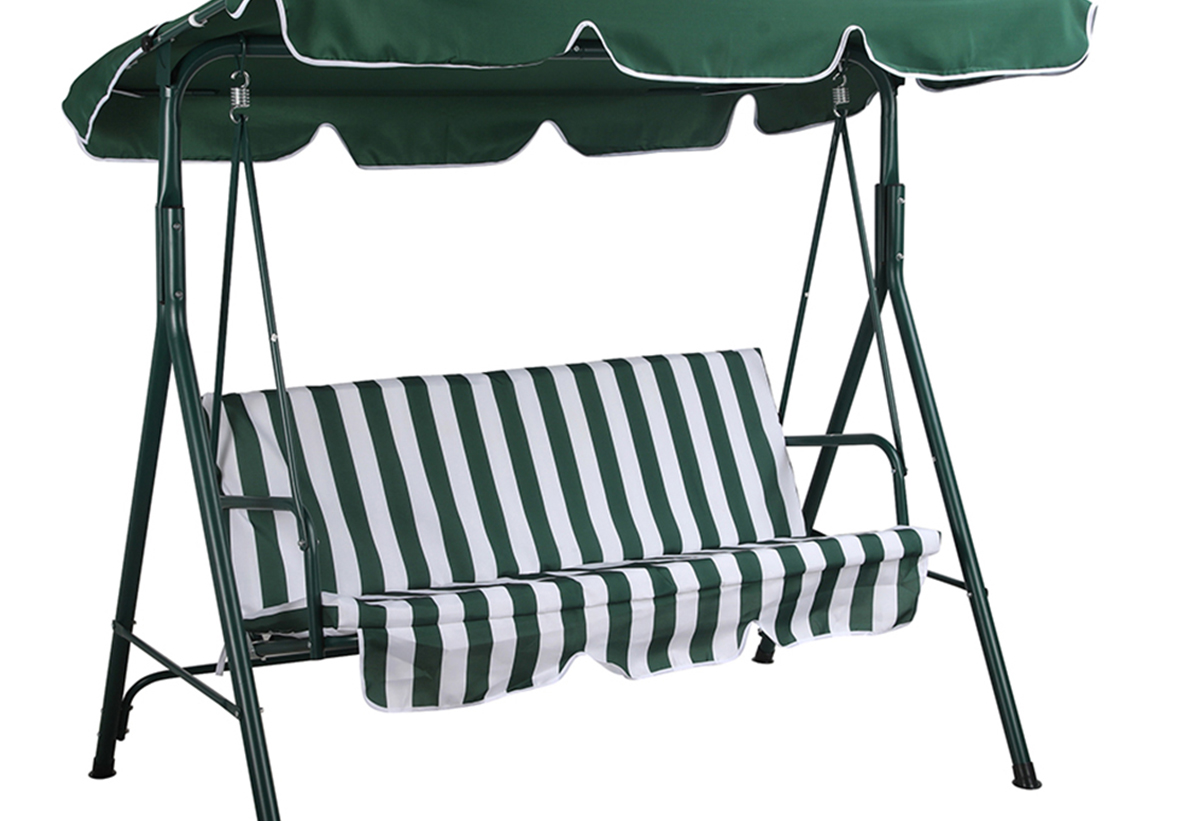 Δειχνει την κούνια που έχει 3 θέσεις 